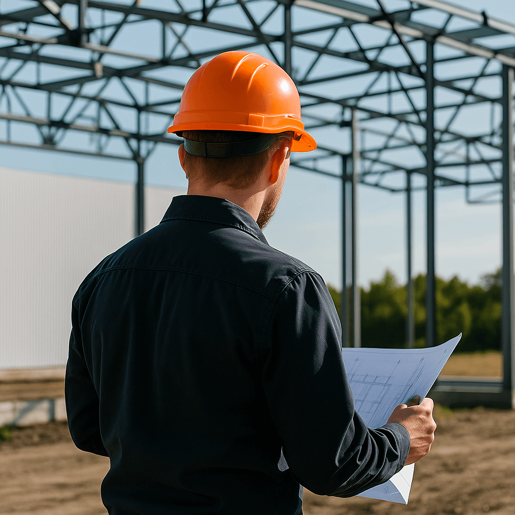 Логотип промышленного строительства